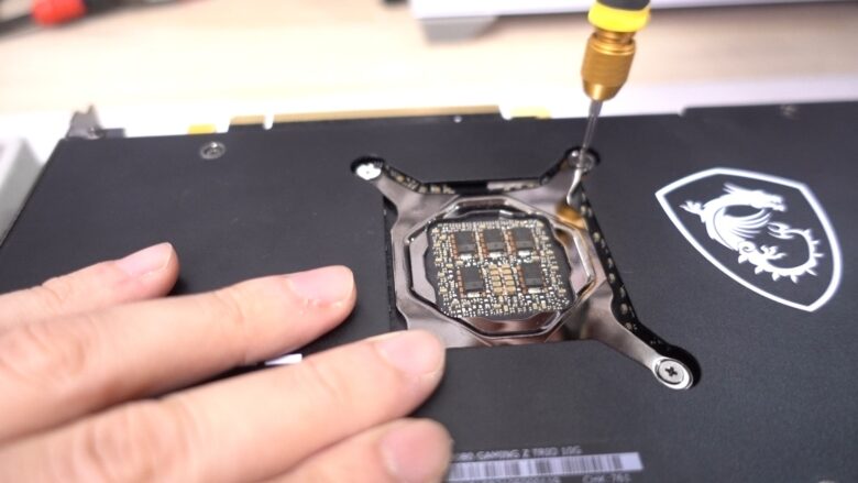 MSI rtx3080 VENTSU サーマルパッド交換 グリス塗替え済み 